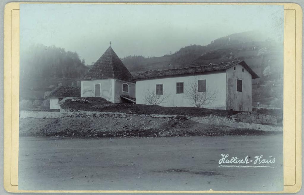 Brixen fotografie domu, ve kterém žil Karel Havlíček, od Josefa Marcha z doby