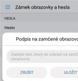 Obrazovka a displej Přístup k nástrojům z obrazovky zamčení Přistupujte k nástrojům přímo z obrazovky zamčení.