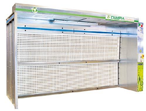 Ruční stříkání V nabídce máme otevřené i přetlakové stříkací kabiny se suchými filtry nebo vodní clonou