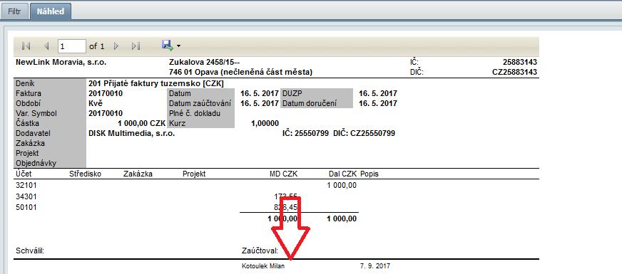 dokladu a finančního dokladu Společnosti Tisk adresních štítků Nová jednoduchá aplikace pro tisk adres na