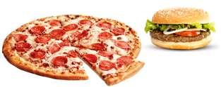 : 3, 10) Cheesburger 150 g 35,- Kč Hamburger 150 g 35,- Kč Pizza Gladiátor 95,- Kč 360-490g, ø 30 cm Šunková, Hawai, Salamová, Sýrová, Hot Gladiátor (Alerg.