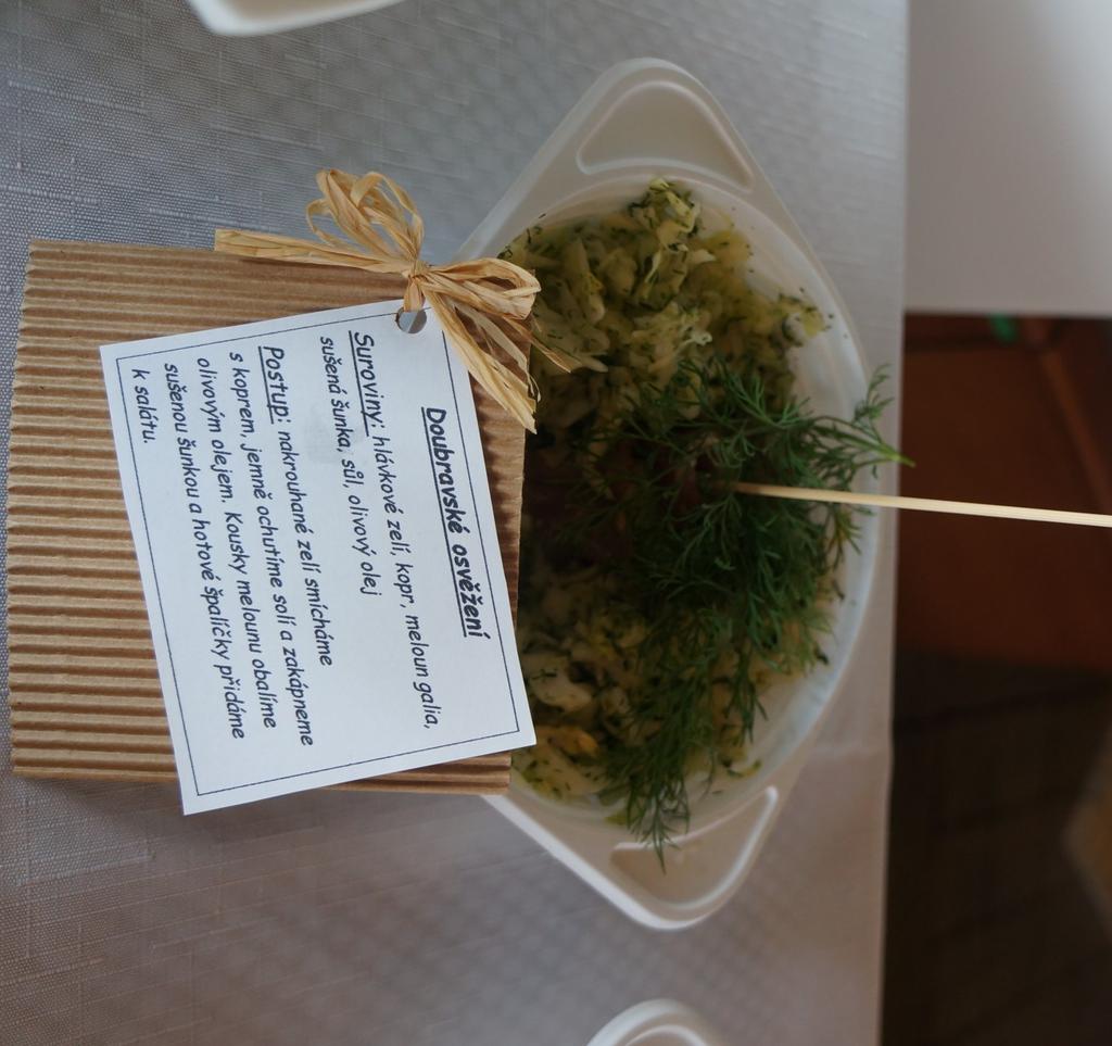 Doubravské osvěžení Ingredience a