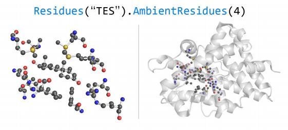 Pattern detection: Approaches Software: OpenStructure, Protein segment