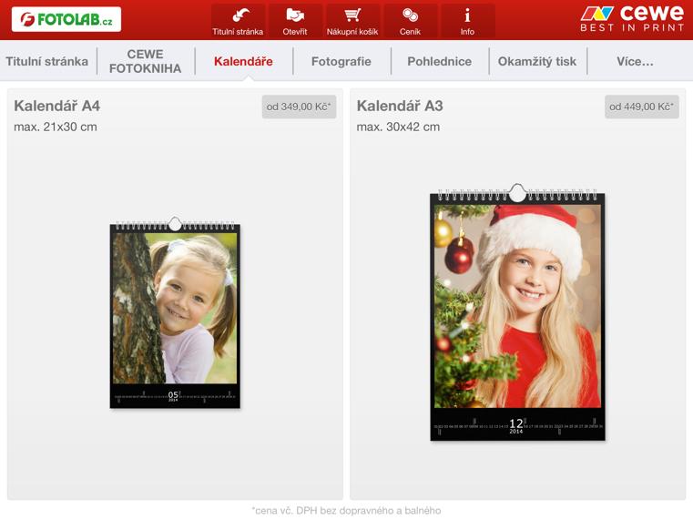 CEWE FOTOKALENDÁŘE
