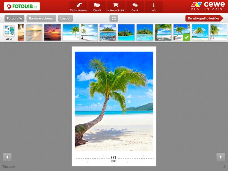 CEWE FOTOKALENDÁŘE Vyberte