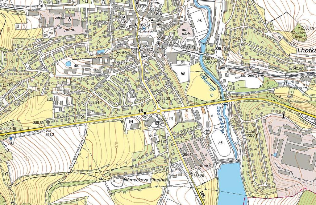 Základní mapa České republiky 1 : 10 000 Základní mapa ČR 1 : 10 000 (ZM 10) je základním státním mapovým dílem a je nejpodrobnější základní mapou středního měřítka.