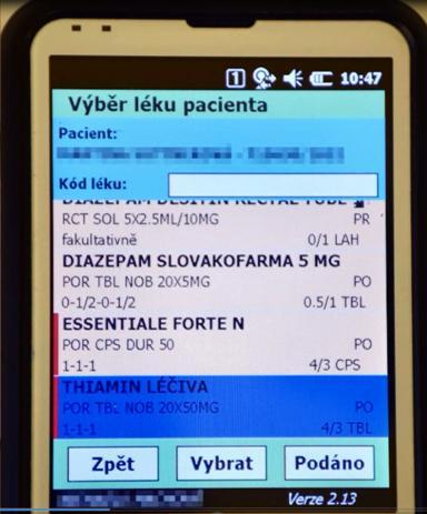 6.1 Ordinace léčiv Lékař předepisuje léčiva pomocí NIS AMIS*H, a to tzv. strukturovaně (např. 1-0-0).