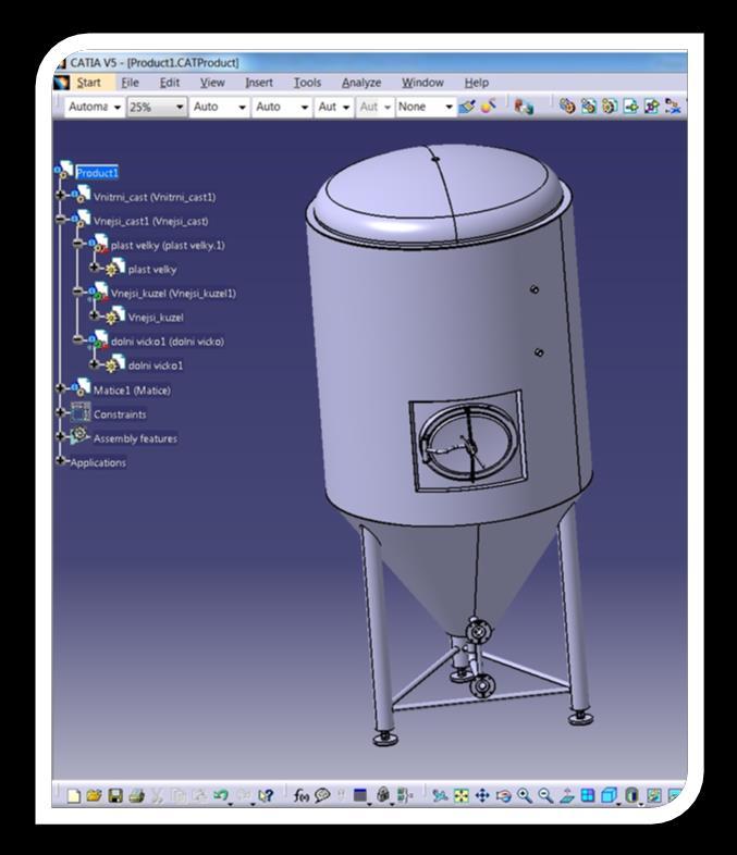 Momenty CAD v CATIA foto: