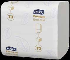 plast, rozměr 271x159x128 mm 1 kus TORK/556000 TORK/556008 TORK FOLDED TOALETNÍ PAPÍR - NÁPLNĚ Systém T3 Kód výrobku Název výrobku Parametry výrobku Balení