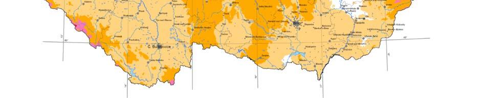 směrem Kategorie terénu II Větrná oblast III Obrázek 9 Mapa větrných oblastí (platná od