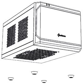 Umístění skříně Das Gehäuse kann vertikal oder horizontal verwendet werden.
