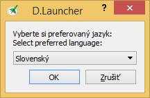 Launcher skontrolujte, či sú splnené systémové požiadavky špecifikované v kapitole 5. Inštalácia sa vykoná spustením.\ 05_DLauncher \setup.