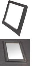 SFX - sólo lemovanie - plochá krytina Materiál: hliník, antracitovo čierna, RAL 7043.