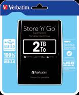 5 Externí harddisk Store n Go Verbatim 2.5, software pro úsporu energie Green Button.