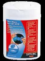 manuální čištění CD/DVD nosičů. Speciální složení materiálu pro ochranu povrchu média.
