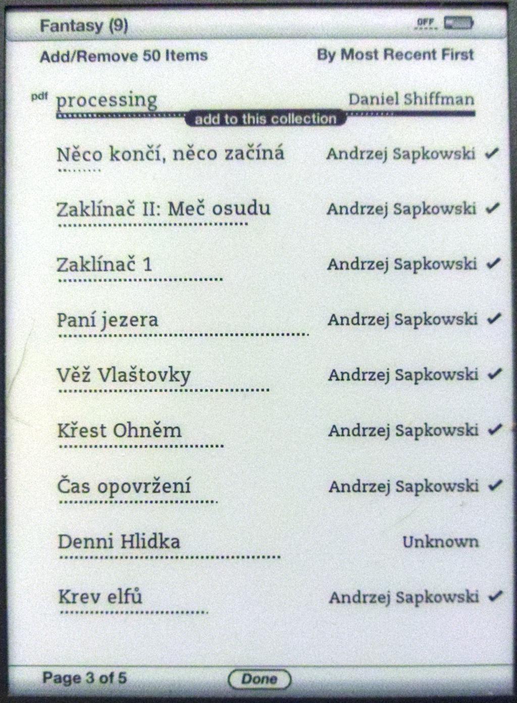 Obrázek 8: Menu