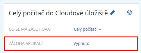 Plná záloha obsahuje veškerá data vybraného serveru Exchange.