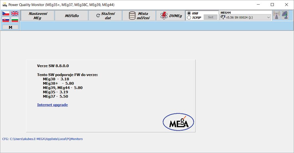 PQ monitor MEg44 uživatelský návod Obr.
