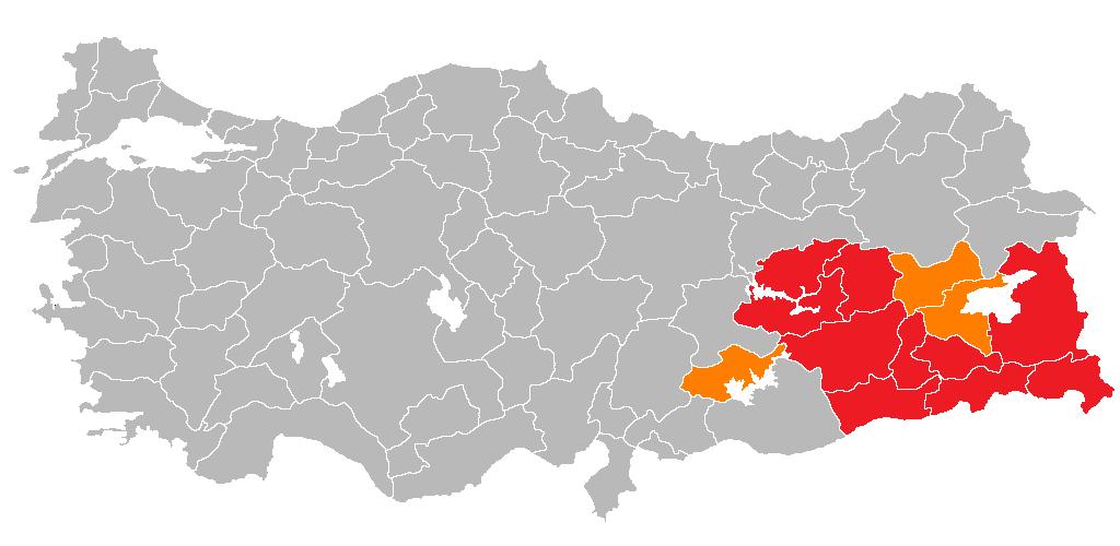 OHAL (oranžové provincie byly