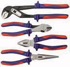 KLEŠTĚ kombinované VDE 0106 KNIPEX ochranná izolace 1000 V podle EN60900:2004; vysoce precizní stříhání pro všechny dráty, také piánový drát, dlouhé stříhací hrany pro silné kabely, tvrdost břitů cca