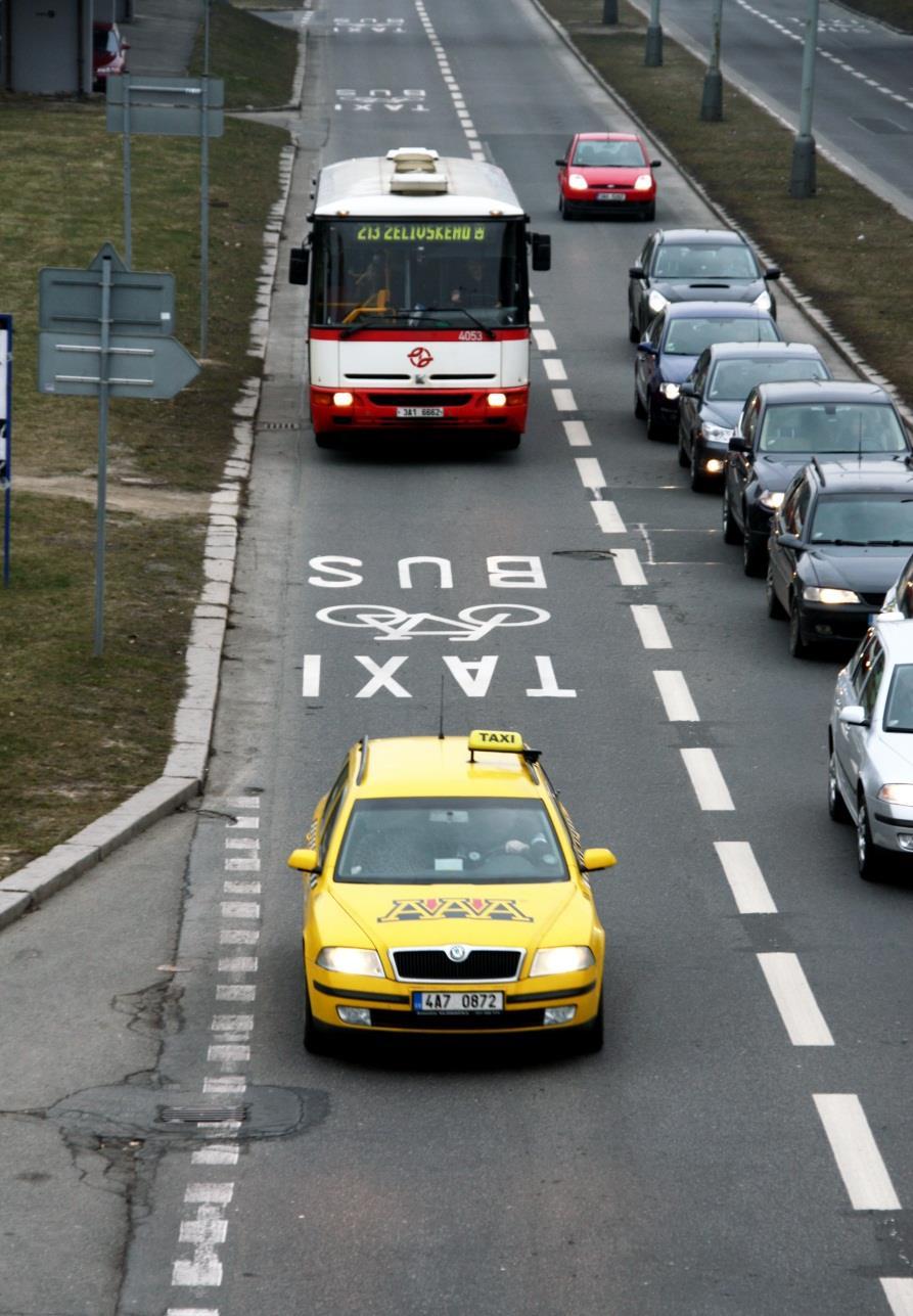 preference MHD opatření mezi křižovatkami ODDĚLENÁ