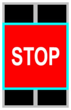 STOP - po zmáčknutí tlačítka se řidiči indikuje daná kontrolka na displeji a nad dveřmi nápis ZASTAVÍME.
