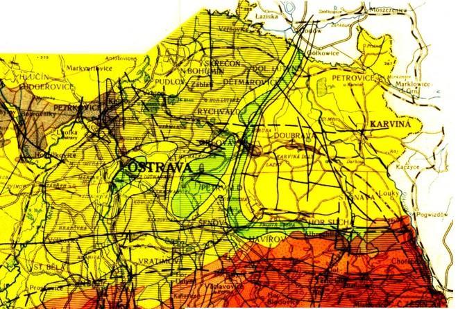 Ostravsko-karvinský revír Ostravská dílčí