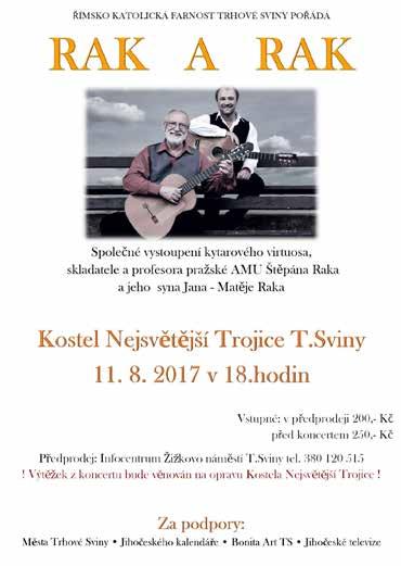 f STRANA 28 TRHOVOSVINENSKÉ LISTY 7-8/2017 Určeno pro houslisty, violisty, violoncellisty a komorní soubory bez omezení věku Práce s lektory KAŽDÝ DEN