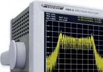 SPEKTRÁLNÍ ANALYZÁTORY HAMEG řada HMS-X 1,6GHz, 3GHz Šířka pásma 100 khz ~ 1,6 GHz / 3 GHz (*1) Tracking generátor (opt.