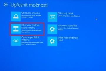 bitovou kopii systému nemáte k dispozici, nemůžete nástroj - Obnovení z bitové kopie systému k opravě nefunkčního operačního systému Windows použít.