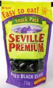 11 Seville Premium černé olivy bez