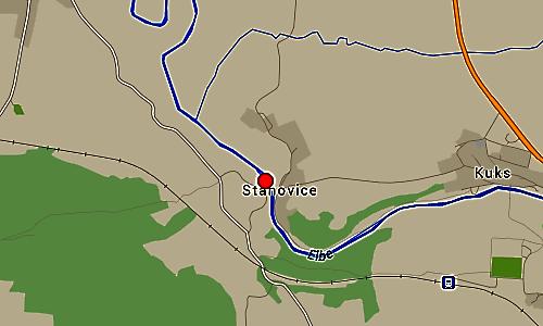 21 MVE STANOVICE I, MVE STANOVICE II Malá vodní elektrárna Stanovice I a malá vodní elektrárna Stanovice II se nacházejí nedaleko známého barokního místa Kuks, na říčním kilometru 1 026,775 a GPS