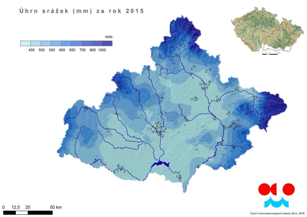 Povodí Moravy roční
