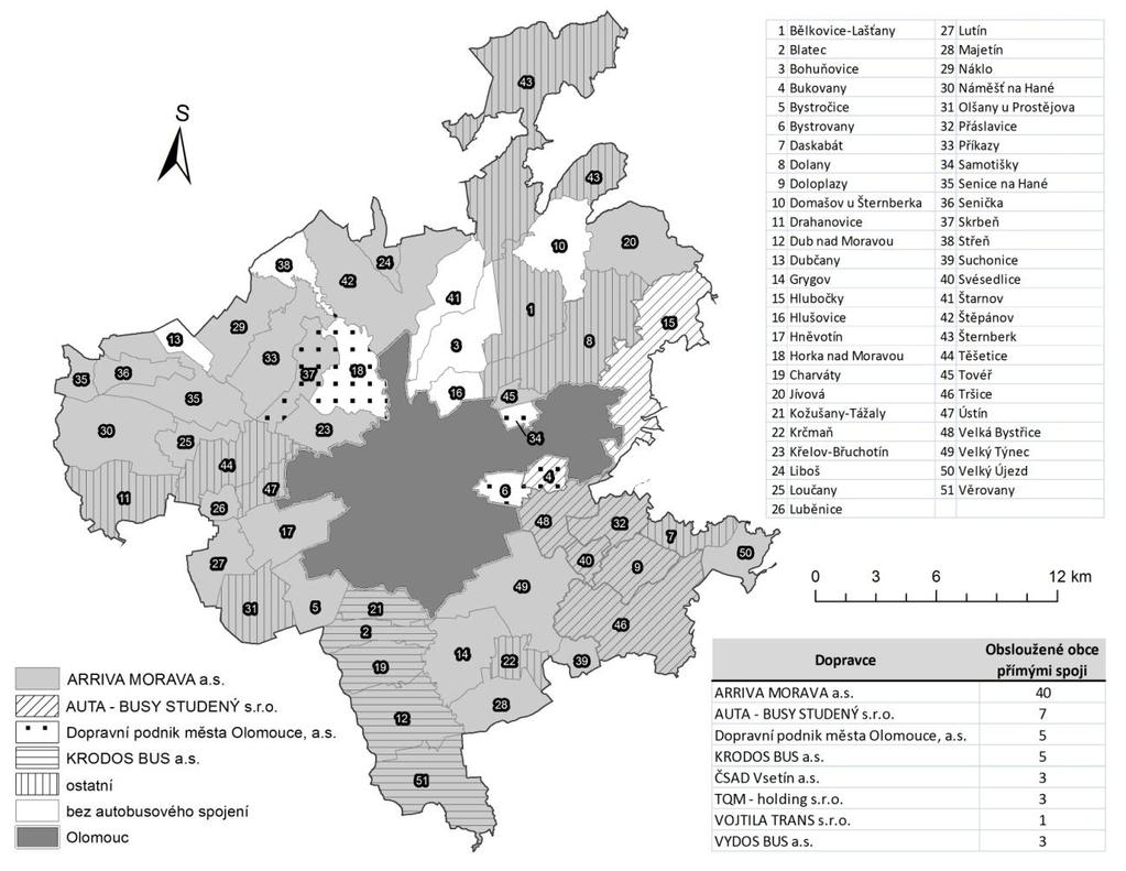 dosáhla dnešní podoby. První autobusy začaly v Olomouci jezdit v roce 1927, jejichž provoz byl veden na třech linkách. Od 1.