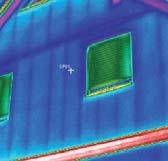 termographie. Stupeň vzduchotěsnosti, tzv. n50-hodnota, je stanoven v hodnotách, které se musí dodržovat.