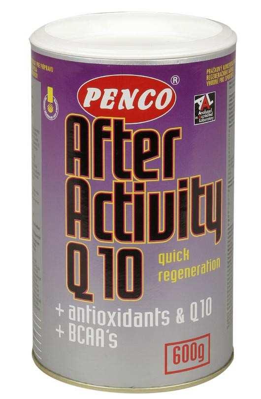 Produkty společnosti PENCO: AFTER ACTIVITY Charakteristika: vysokoprocentní 78% sacharidový regenerační nápoj, který po fyzické zátěži doplňuje zásoby glykogenu ve svalech a játrech, a tím napomáhá