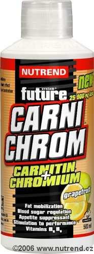 CARNICHROM Charakteristika: Tekutá forma L-Carnitinu a chromu s vitamíny B5, B6 zaručuje účinné a rychlé vstřebávání a tím urychlení transportu do místa účinku.