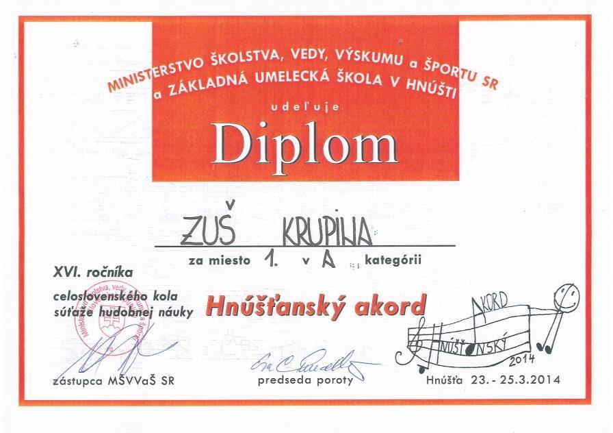 2014 získali