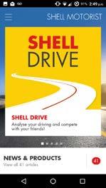 Registrace aplikace Shell Drive Předpokládaná doba trvání registrace 5 až 10 minut. 1. Na úvodní obrazovce aplikace Shell zvolte nabídku Shell Drive. 2.