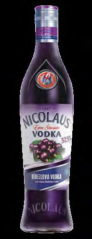 vodka 38,5 l Ríbezľová vodka 37,5,5