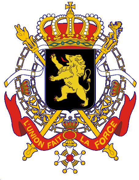 Jedná se o znak vévodství Brabantského, které tvoří srdce státu.