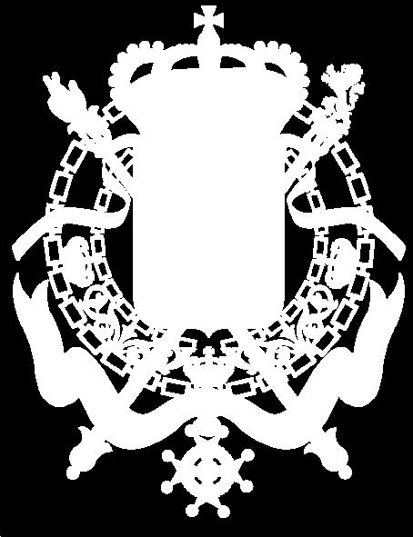Pod štítem je zavěšen řetěz Leopoldova řádu.