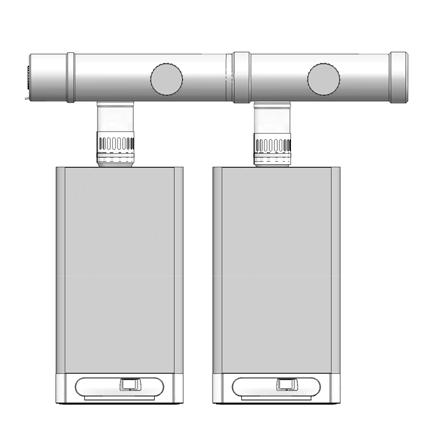zpětné klapky a obtoku kondenzátu adaptér se zpětnou klapkou slouží pro zpřechodování