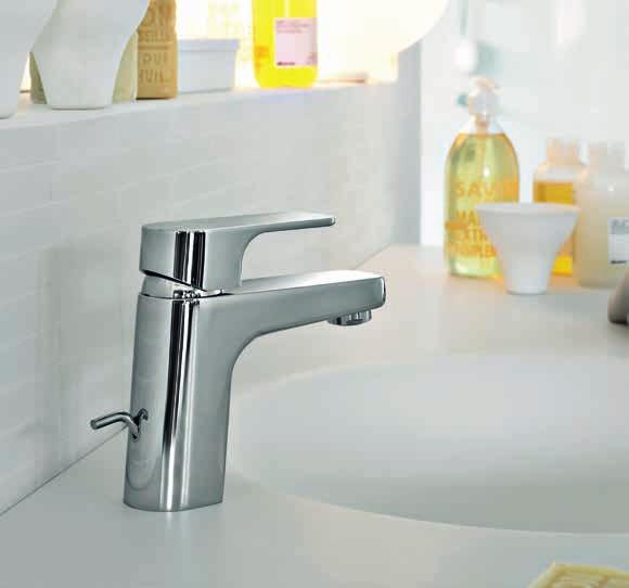 As a result the washbasin is easy to maintain, resistant to limescale and has a perfect shine and long life.