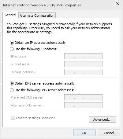 5. Klepněte na Obtain an IP address automatically (Získat adresu IP automaticky) a klepněte na tlačítko OK. Používáte-li připojení PPPoE, pokračujte dalšími kroky. 6.