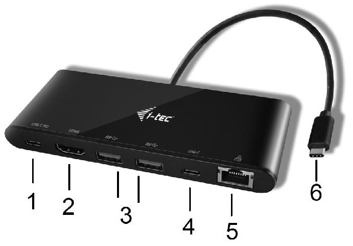 i-tec USB-C Travel Docking Station ENGLISH... 08-10 DEUTSCH... 11-13 FRANÇAIS... 14-16 ITALIANO... 17-19 ČESKY... 20-22 POLSKI... 23-25 SLOVENSKY.