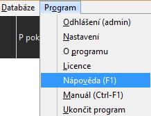 Nastavení jazyku aplikace uložte kliknutím na tlačítko OK Ke změně nastavení jazyku dojde po ukončení programu a jeho opětovném spuštění.