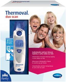 64 Thermoval duo scan teplomer na meranie v uchu a na čele TEPLOMER Zdravotnícka pomôcka.