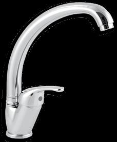 TITANIA IRIS GARANCE 5 LET 5 YEARS GUARANTEE TITANIA IRIS GARANCE 5 LET 5 YEARS GUARANTEE IRIS 92077 Dřezová nebo umyvadlová nástěnná baterie 100 mm Wall-mounted basin or sink mixer 100 mm Настенный