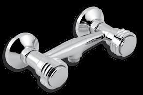 Sprchová nástěnná baterie 100 mm Wall-mounted shower mixer 100 mm Настенный смеситель для душа 100 мм Baterie bez příslušenství.